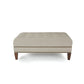 Vincent upholstered ottoman side view