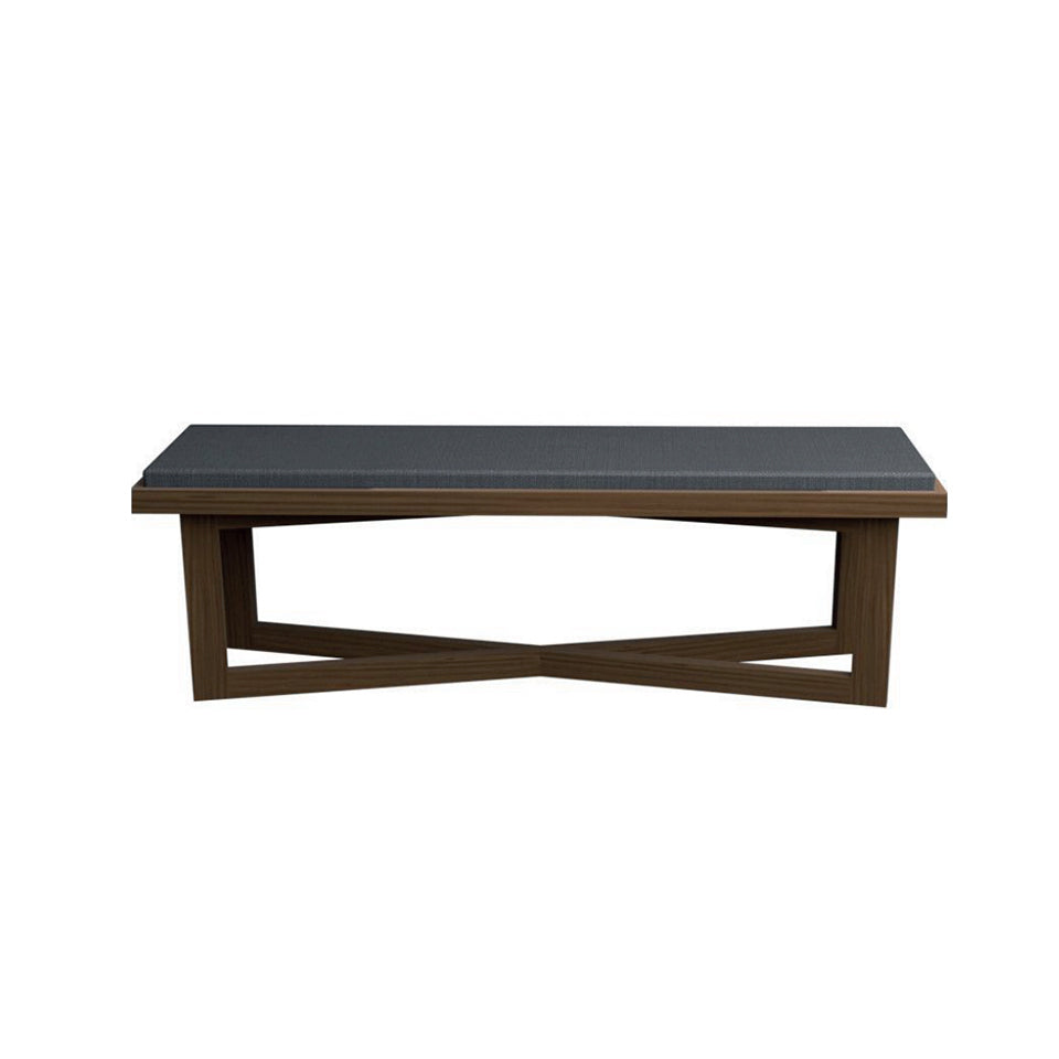 Bailey | Upholstered Oak Wood Bench